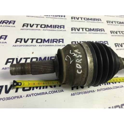 Полуось передняя левая 605mm (25/25) МКПП Opel Corsa D 1.7 CDTI 2006-2014 93189675